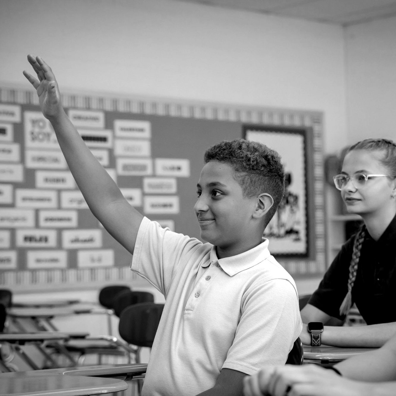 academic excellence, student, hand raise, classroomd